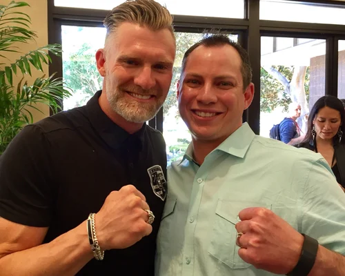 Jeff Barnes with Garrett J. White