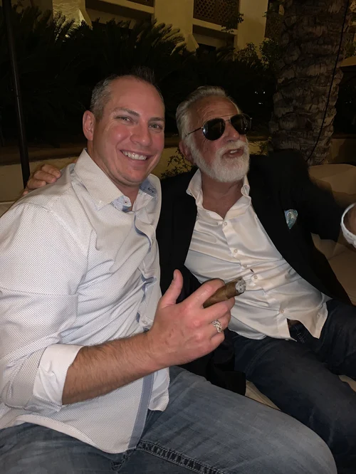 Jeff Barnes with Jonathan Goldsmith
