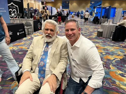 Jeff Barnes with Dr. Robert Malone