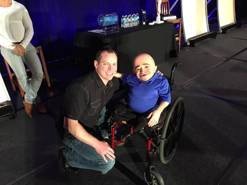 Jeff Barnes with Sean Stephenson
